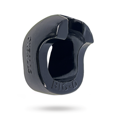 Big-D - Bigger Bulge Cockring with Shaft Grippers - Black - Sexleker Vuxen: Fleshlight, penisring, hylser & pumper