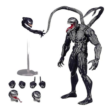 Jhju Legendary Series Venom Samlarfigur 8 tum Venom Leksak, Premium Design Yalo