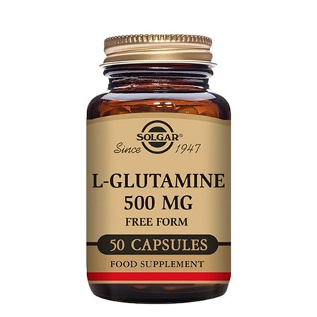Solgar L-Glutamin 500mg vegicaps 50 kaps., Helse & Madvarer, Kosttilskud, Øvrige Kosttilskud