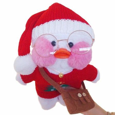 Chubby Duck Plysch Lalafanfan Leksaker Mjuk Kawaii Anka med C 55