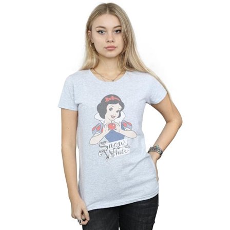 Disney Princess Dam T-shirt i bomull med Snövit och äpple, storlek L