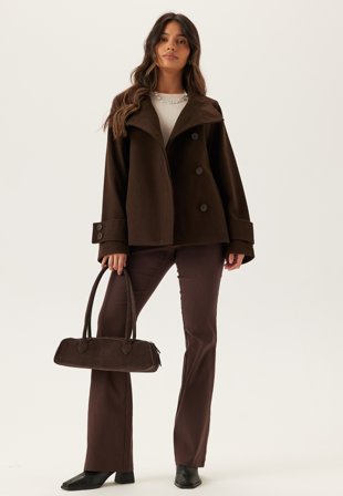 BUBBLEROOM High Neck Short Coat Klær