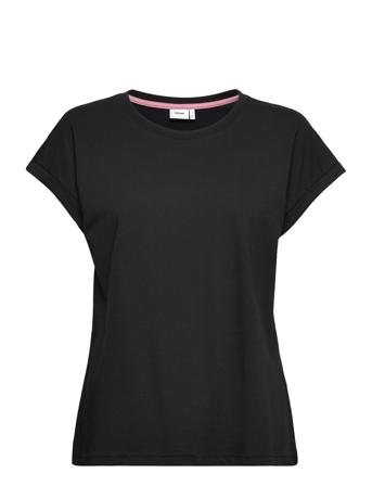 Nubeverly T-Shirt-Noos-Gots T-shirt Top Sort Nümph