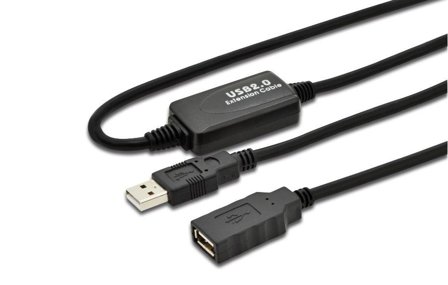 MicroConnect USB-forlengelseskabel - USB til USB - 5 m