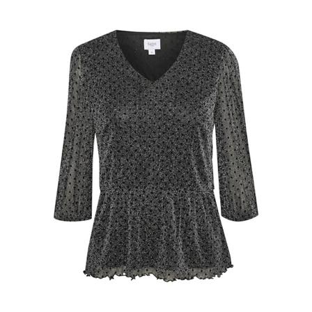 Saint Tropez Blouses Sort, Dame