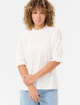 Cream Crmianna Ss Blouse - White - L