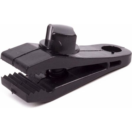 Go Go Gadget - Segelklämmor - Svart - Set om 4 - 28*26mm - Plast - Hög kvalitet - Hållbar