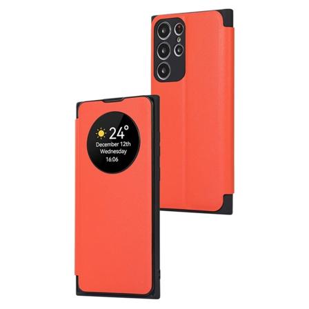 Smidigt Smartfodral - Samsung Galaxy S23 Ultra Orange
