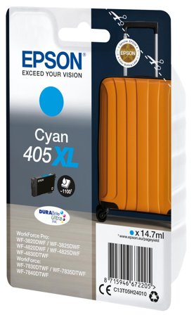 Epson 405XL - cyan - original - blekkpatron