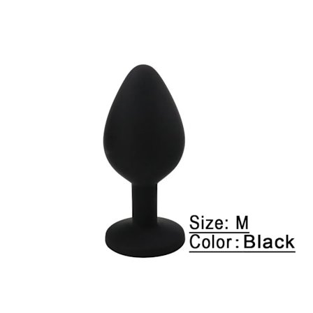 Silikon Butt Plug for Menn og Kvinner Unisex Sex Plug 3 Forskjellige Størrelser Anal Trainer for Par