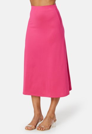 BUBBLEROOM Tobi midi skirt Pink Klær