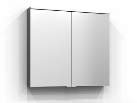 Svedbergs Sarek 227080 Spegelskåp grått, 2 dörrar 81 cm, Badrum