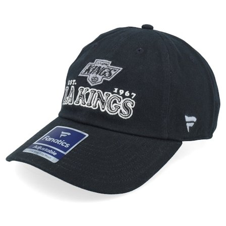 Fanatics - Los Angeles Kings Unstructured Black Dad Cap Unconstructed Black Cap - NHL @ Hatstore