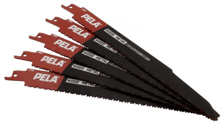 PELA 488385 Tigersavklinge 225 mm, 18 TPI, 5-pakke, Maskintilbehør & forbrugsvarer