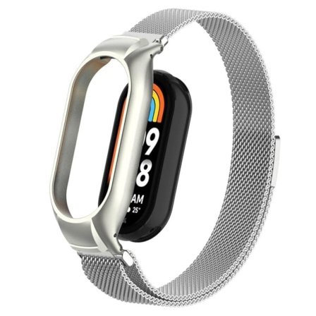 Milanese Loop Metallarmband Xiaomi Smart Band 8 Silver