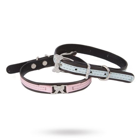 Puppy Angel - Sisi Halsband - Blå- Hundhalsband