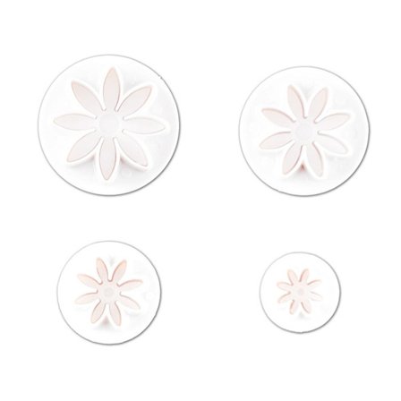 4 stk Fondantform Cookieform Stempelform