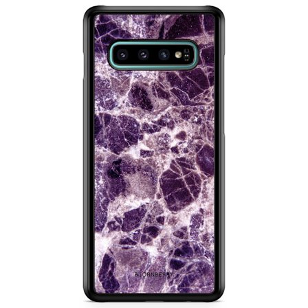Bjornberry Skal Samsung Galaxy S10 - Lila Marmor
