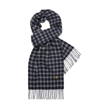 Lyle & Scott Winter Scarves blå, Dam Sjalar, Dam, Storlek: ONE SIZE
