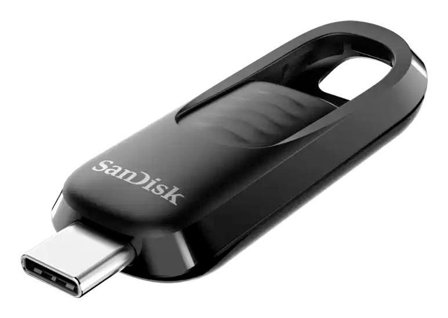 Sandisk Ultra Slider USB Type-C Flash Drive 1TB USB 3.2 Gen 1 Performance with a Retractable Connector