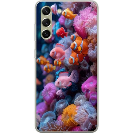 Kompatibel Mobilcover til Samsung Galaxy S21 FE 5G Fisk Koral Hav Ocean Undervands