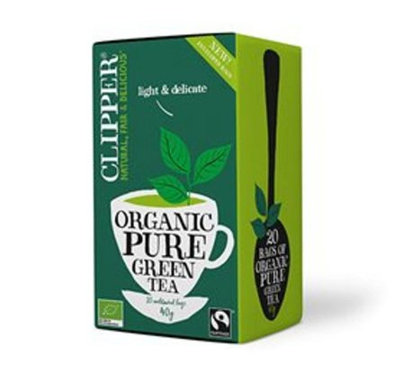 Clipper Grøn Te Ø 20 breve, Helse & Madvarer, Te, Grøn Te