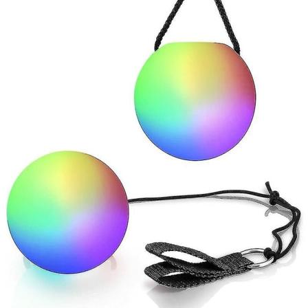 Led Poi -pallo py riv valolelu (2 kpl) V ri vaihtavat Poi -pallot