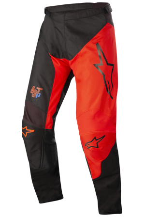 Pantaloni Cross Alpinestars Racer Supermatic Nero-Rosso 30