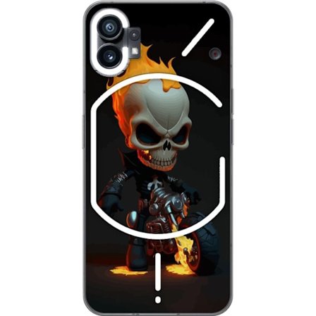 Yhteensopiva Puhelinkuori Nothing Phone (1) Luuranko Moottori