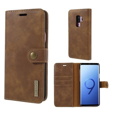 DG.Ming 2-i-1 Samsung Galaxy S9 Plus fodral - Brun
