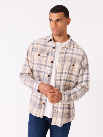 Jean Paul - Morzine skjortejakke - Herre - Brun - Skjorter - XL