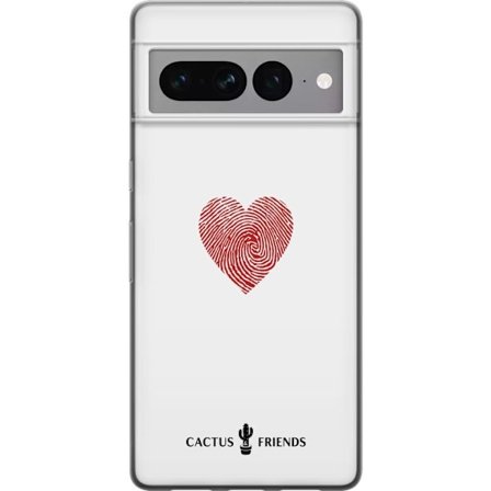 Kompatibelt Mobildeksel til Google Google Pixel 7 Pro Cactus and Friends - Fingerprint Love
