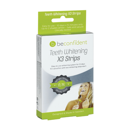 Beconfident Teeth Whitening Strips, 20 stk.