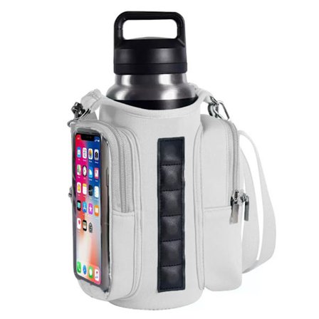 Magnetisk flaskepose Vanntett Tur Sport Treningsstudio Cross-body Skulder Magnetisk Vannflaskeholder Slyngeveske