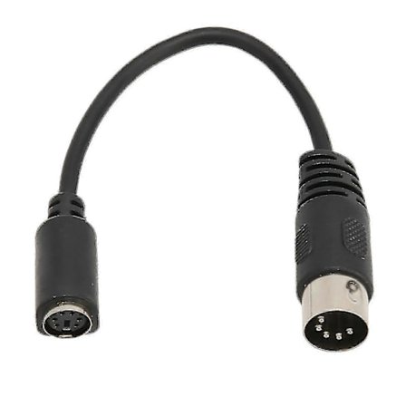 PS2 Tangentbordsmus Adapter Kabel 5-Pin Hane till 6-Pin Hona 15cm