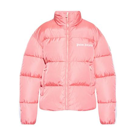 Palm Angels Down jacket with logo , Roze , Dames , Maat: L