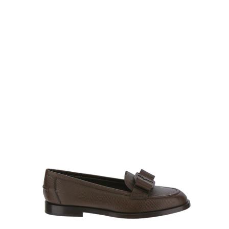 Salvatore Ferragamo, Vivaldo Loafers Bruin, Dames, Maat:37 1/2 EU