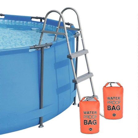 Universal Pool Stege Och Steg Vikt (20l) Easyquick Fylls Med Sand, 250d Pvc Vattentät Torr Väska A6