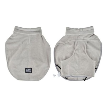 Hunde Fleecejakke "Frileux" 30cm Lys Grå