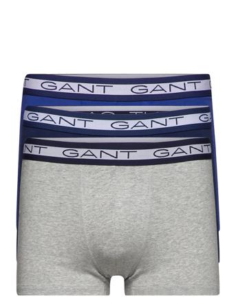 Basic Trunk 3-Pack Bokserit Harmaa GANT