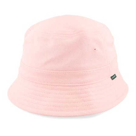 Lacoste - Rosa bucket Hatt - Kids Small Logo Pink Bucket @ Hatstore