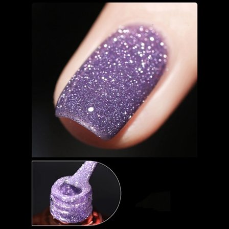 7,5 ml Glitter Neglelak Soak Off UV Led Neglelak Negle маникюр