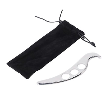 Ruostumattomasta teräksestä valmistettu Gua Sha Guasha -hierontalaite, kaavin löysien lihasten meridiaanihierontaan, Bo