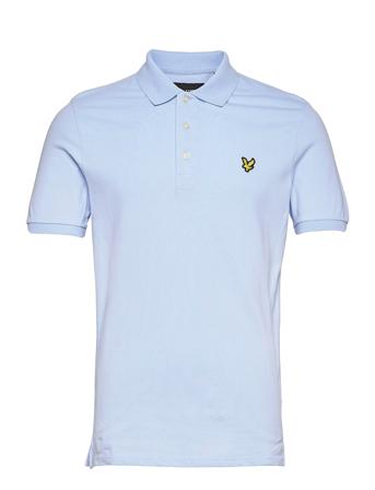 Slim Stretch Polo Shirt Polos Short-sleeved Blå Lyle & Scott