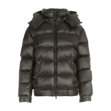 Twinset, High Neck Padded Jacket Czarny, Kobieta, Rozmiar: L