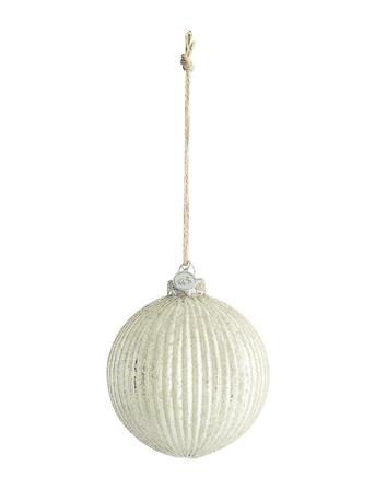 Norille Dekoration Kugle Home Decoration Christmas Decoration Christmas Baubles & Tree Accessories White Lene Bjerre