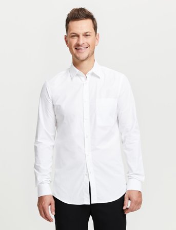 FRENN Aapo Organic Cotton Shirt - White - S