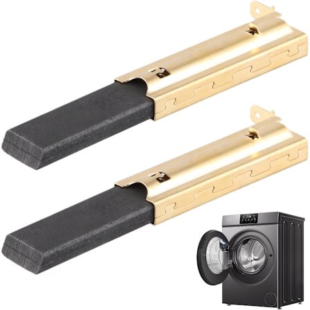 2 stk. kulbørster L94MF7, kulbørster til vaskemaskinemotor, reservedele til kulbørster kulbørster vaskemaskine