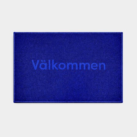 Veneen matto Tervetuloa Navy Blue, suorakulmio, 60 x 40 cm