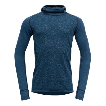 Devold Kvitegga Man Hoodie Men base layer tops Blue XXL